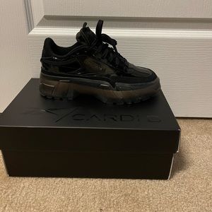 Reebok x Cardi B Club C Black Womens Sneakers 6